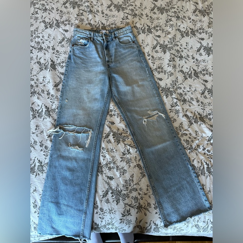 Zara wide leg jeans